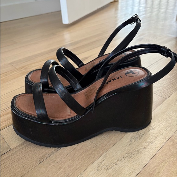 Black Platform Sandals - Picture 3 of 7